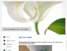 Tablet Screenshot of elcentrotanatorio.com